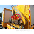 foldable boom crane mounted on truck